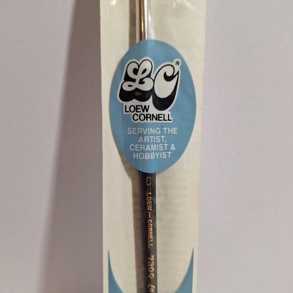 Vintage Loew Cornell 7300 Size 6 Flat Shader Synthetic Hair Brush All Media New - Picture 3 of 8